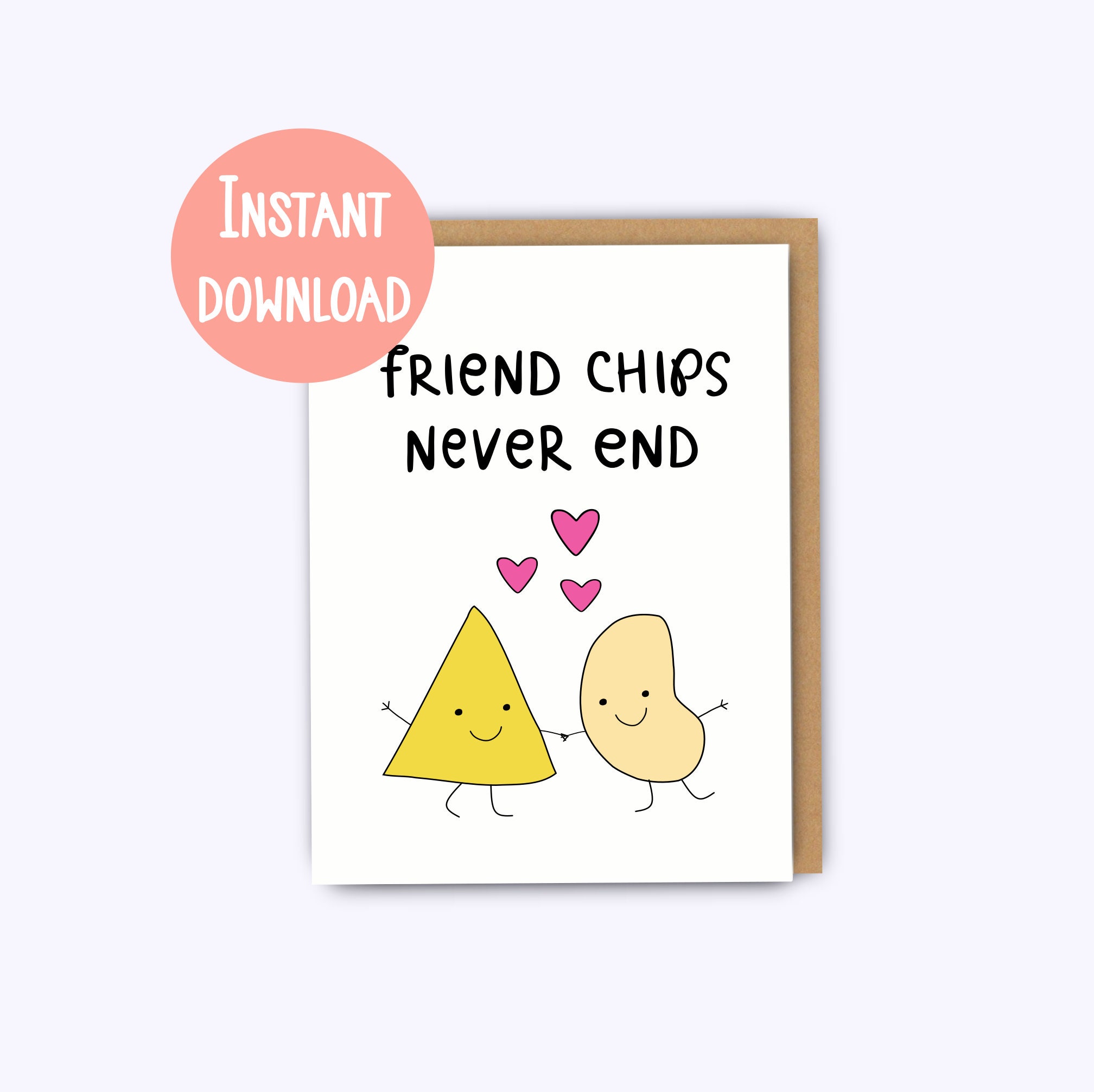 Printable Friendship Card Funny Birthday Card Birthday Etsy Singapore