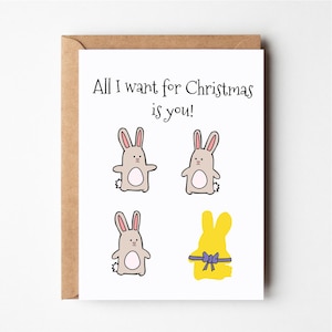 Lustige Weihnachtskarte, alles was ich mir für Weihnachten wünsche, Weihnachtskarte Pack, lustige Karte, Weihnachtskarte Mann, Weihnachtskarte lustig, Grußkarte