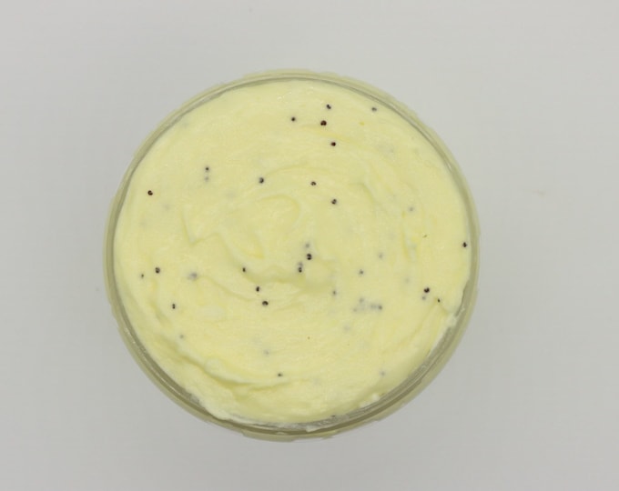 Lemon Poppyseed ~ Bath Butter Whipped Soap