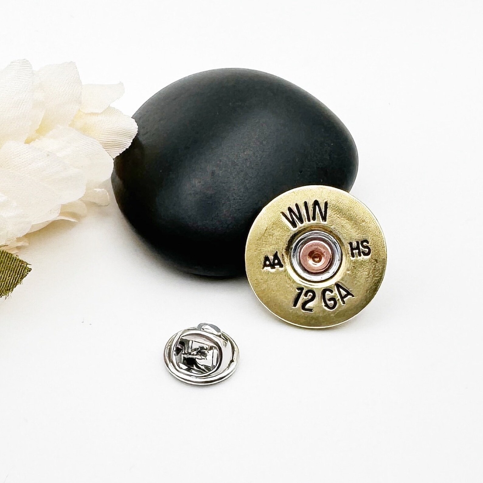 Shotgun Shell 12 Gauge Hat or Tie Pin , Shotgun Jewelry , Ammo Jewelry ...