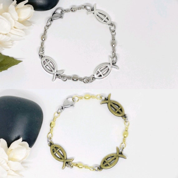 Fish swivel bracelet hot sale