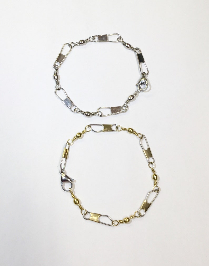 Fishing Lure Swivel Snap Bracelet Gifts For Him Or Her Etsy