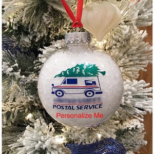 Personalized Postal Mail Carrier Ornament , Retirement Gifts