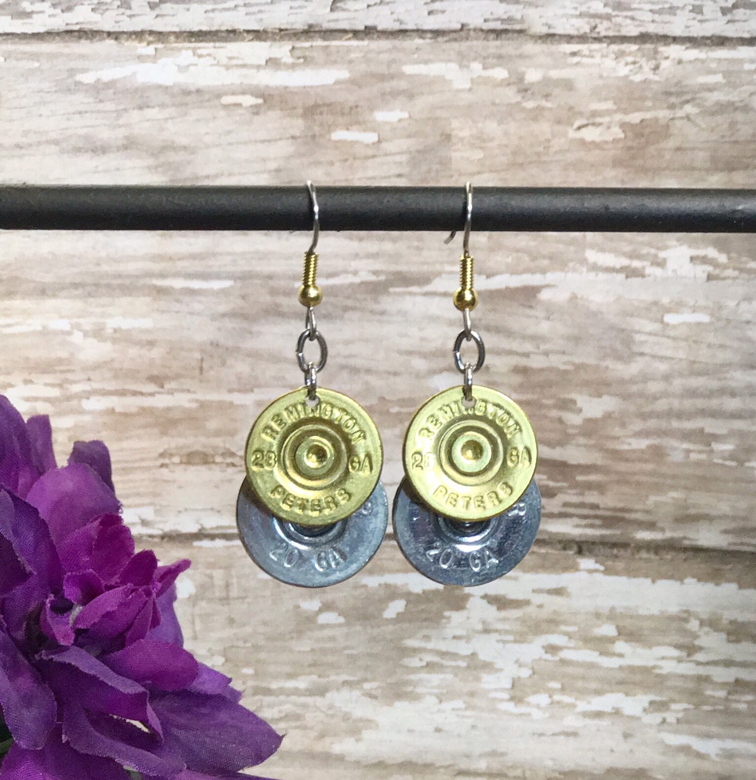 Shotgun Shell Layered Earrings / Ammo Jewelry / Shotgun Etsy