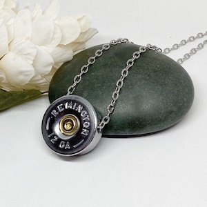 Men Or Women’s Shotgun Shell 12 Or 20 Gauge Necklace / Hunting Gifts /  Men’s Jewelry  /  Personalized Gifts
