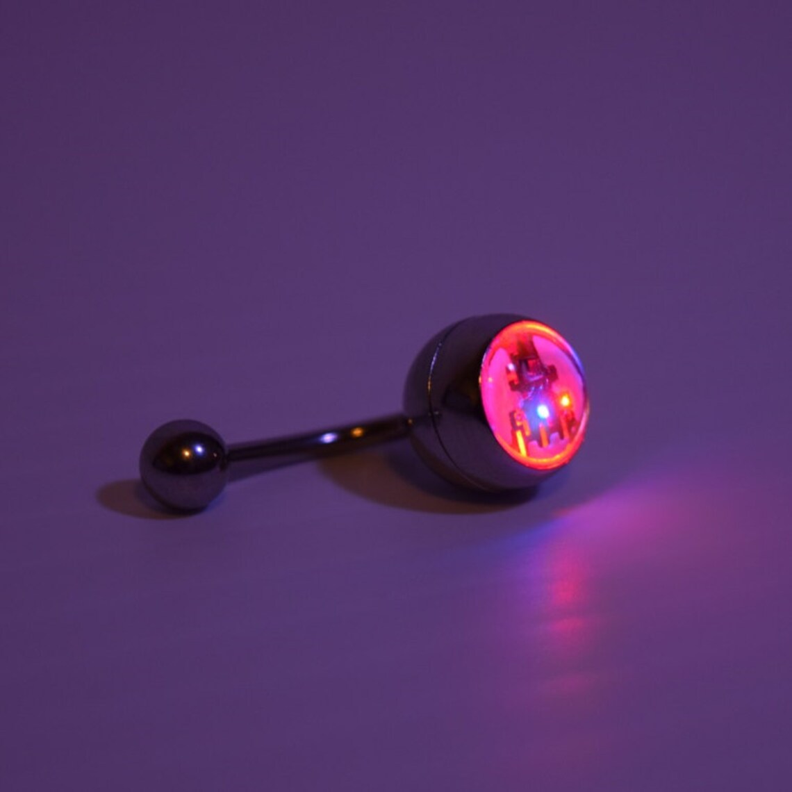LED Light up Glow Belly Button Ring Navel multicolor Glow Etsy