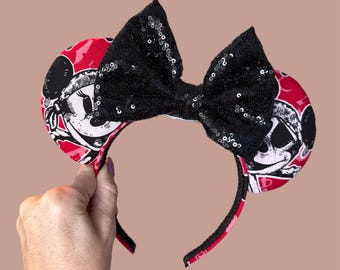 Pirate Minnie Ears, Cruise Bandana Mouse Headband