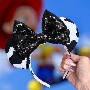 Cow Print Minnie Ears, Toy Story Mickey Ears, Cow Disney  display picture 1