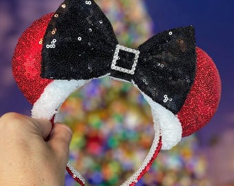 Minnie Mouse Christmas Ear, Holly Mouse Ear, Mickey Ear  display picture 1
