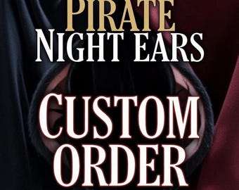 Custom Order: Send your own Pirate Night Bandana for Cruise Mickey and Minnie Ears - You Provide the Bandana