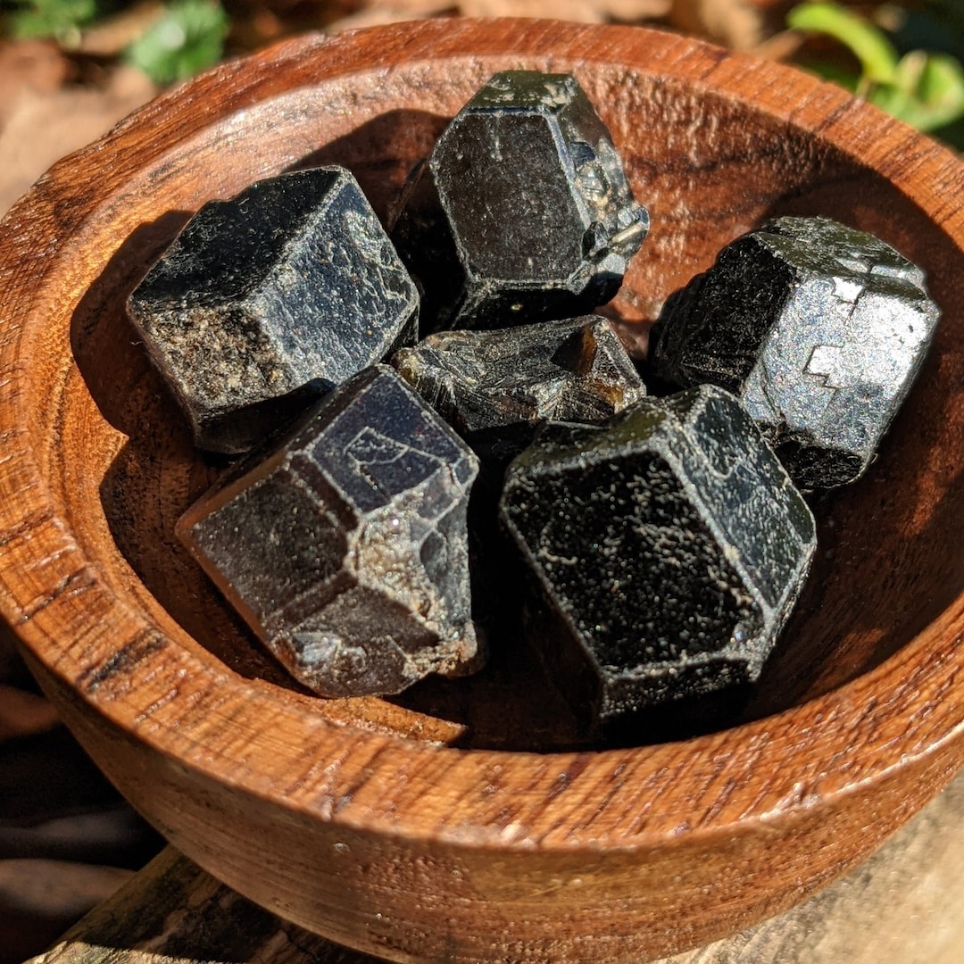 Black Aka Andradite or MELANITE From Mali Africa