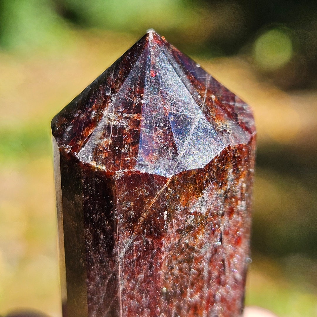 Red Towers, Almandine Cut & Polished Cylindrical Towers