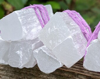 Selenite Wands Bundle, 2.5-3" Selenite Sticks, Master Cleansing Stone, Crown Chakra Stone, High Vibe Crystal That Cleanses