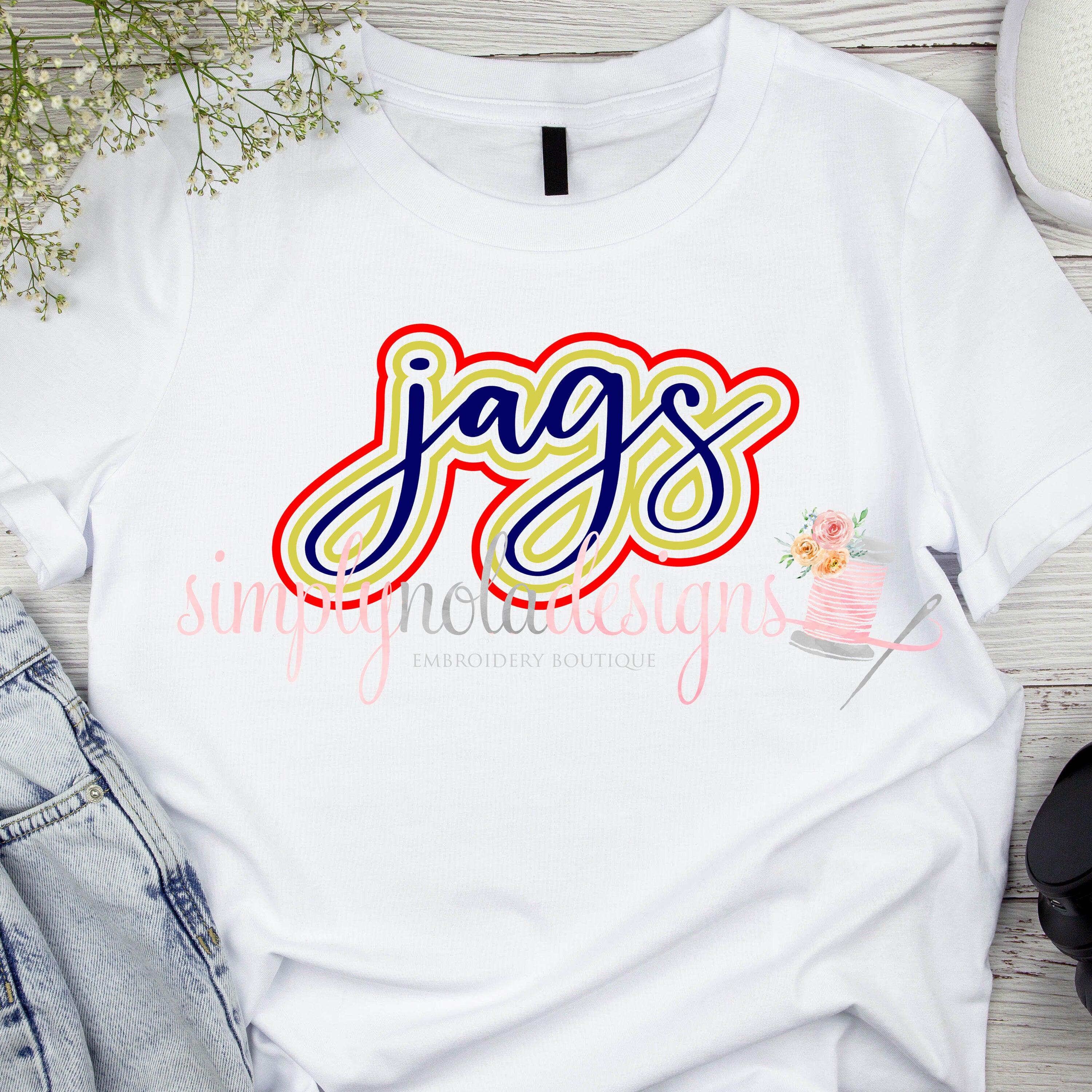 Jags Script SVG File: Team Mascot Cut File (digital Download) - Etsy