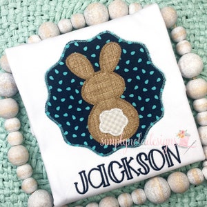 Cotton Tail Easter Shirt | Boys Easter Bunny Shirt | Cotton Tail Bunny Shirt | Toddler Easter Bunny Shirt | Toddler Bunny Rabbit Shirt