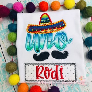 Taco Tuesday 1st Birthday Fiesta Shirt Senor Uno Fiesta Theme