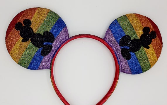 Rainbow Mickey Mouse Ears !!! Available With or Without Bow 