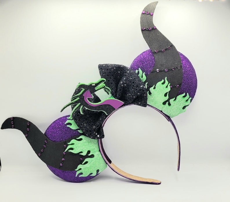 Maleficent Dragon inspired Mouse Ears image 1