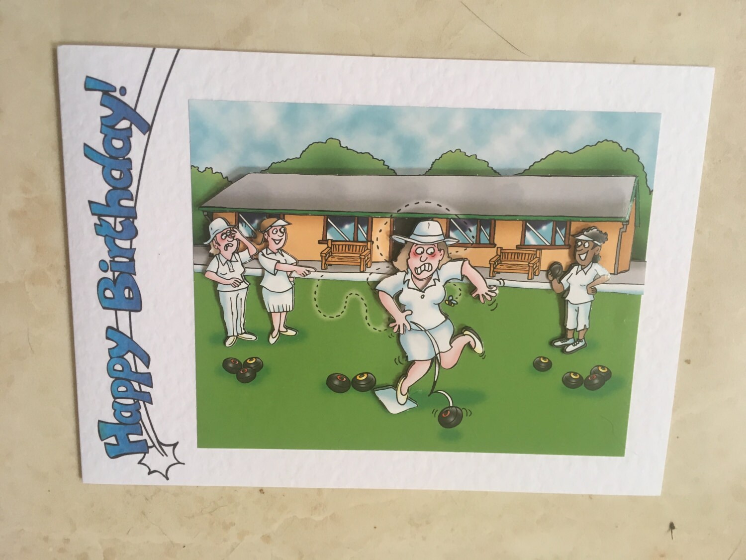 Bowls Birthday Card Card Design Template