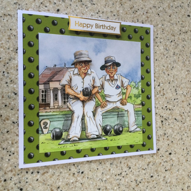 Bowls Birthday Card Card Design Template