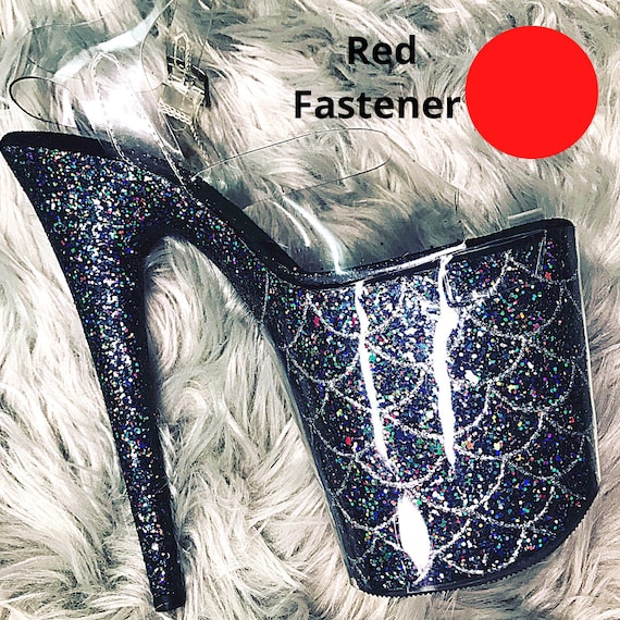 Clear Invisible Pole Dance Shoe Protectors for Open Toe Pleaser