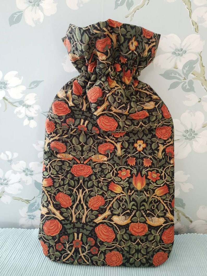 High Quality Cotton Fabric Hot Water Bottle Cover with or Etsy UK