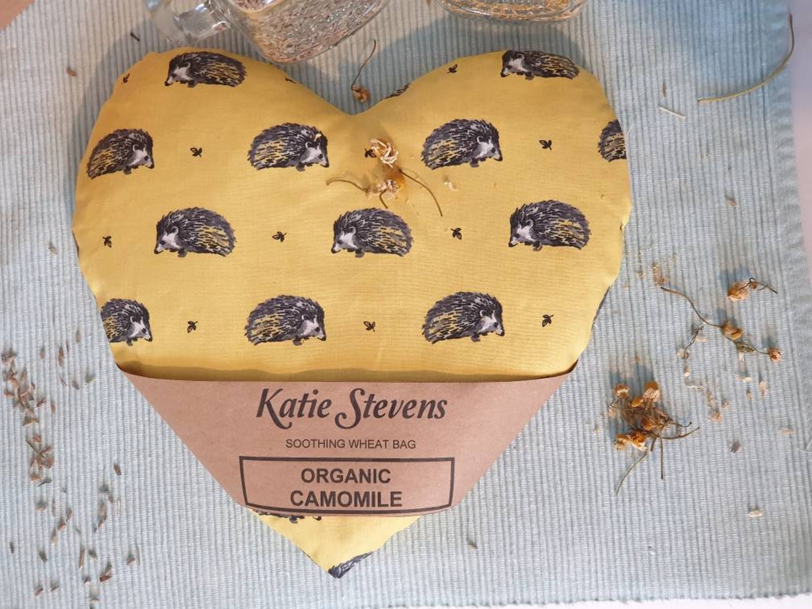 Large cuddly Wheat bag English Wheat Bag with Organic Etsy