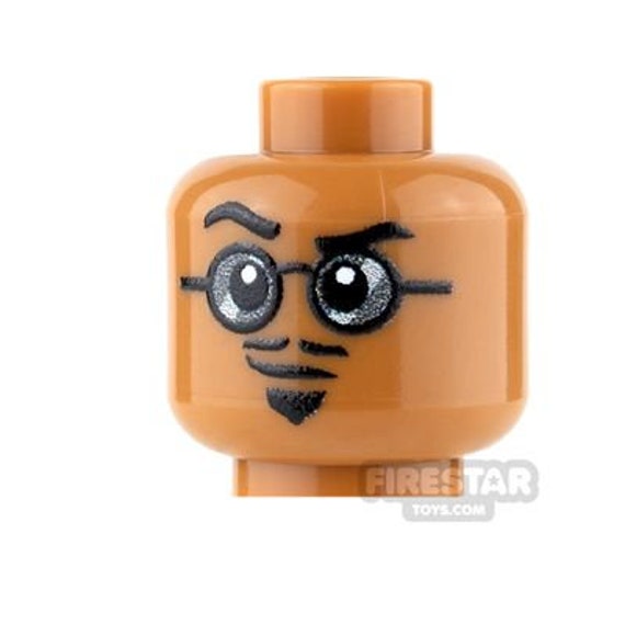 LEGO Figurine Tête Avec Argent Lunettes de soleil 