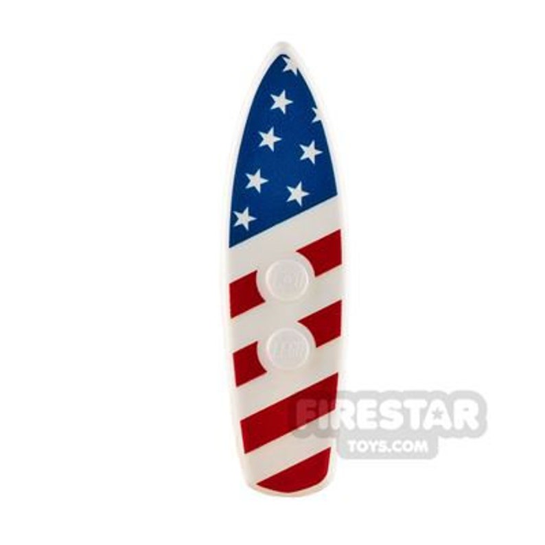 Custom Design Surfboard American Flag Etsy