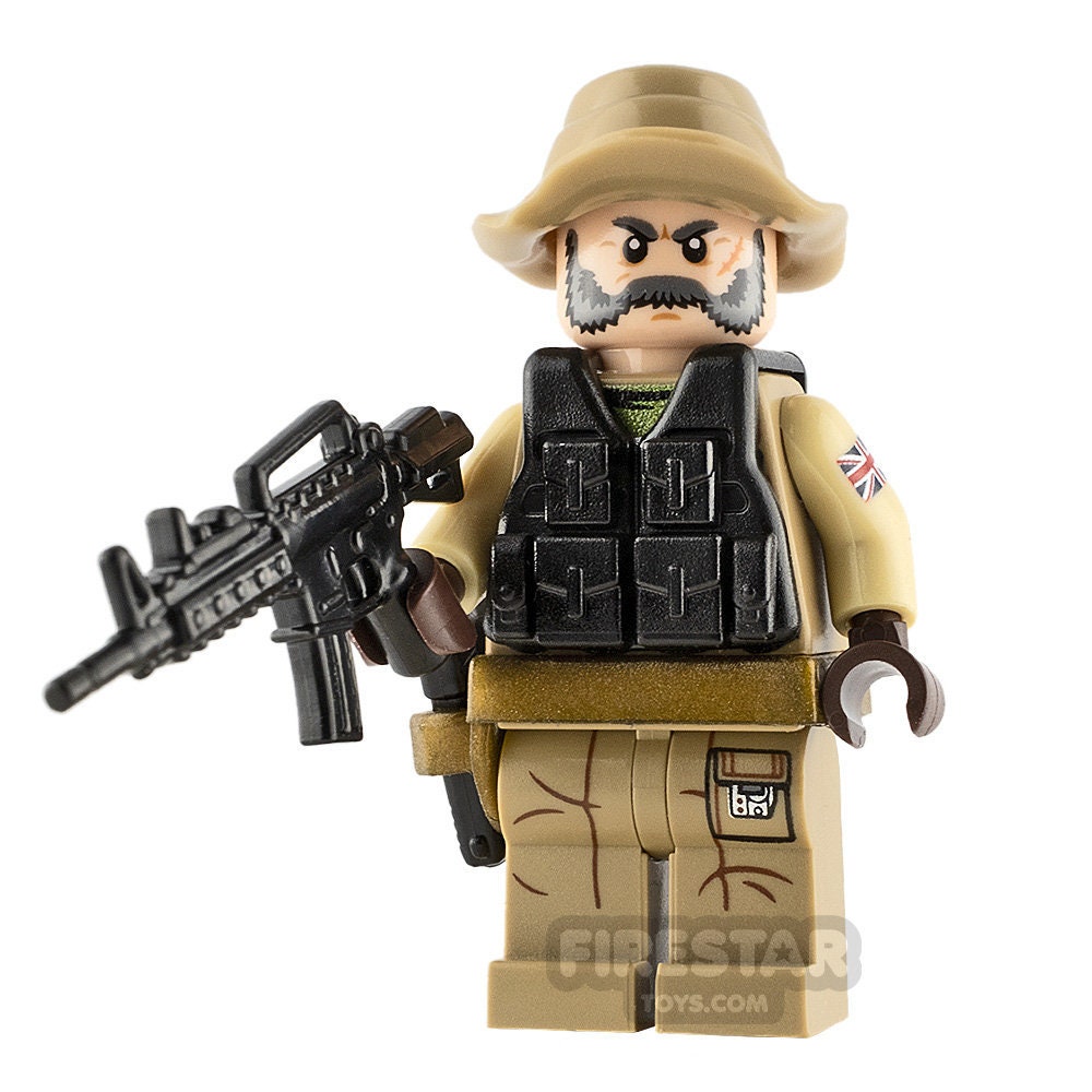 Custom Design Minifigure SAS Captain 
