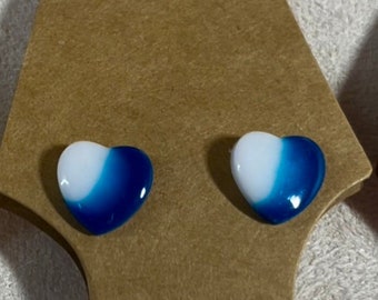 Adorable Heart stud earrings.   Hypo allergenic.  Perfect for everyday or as a gift.