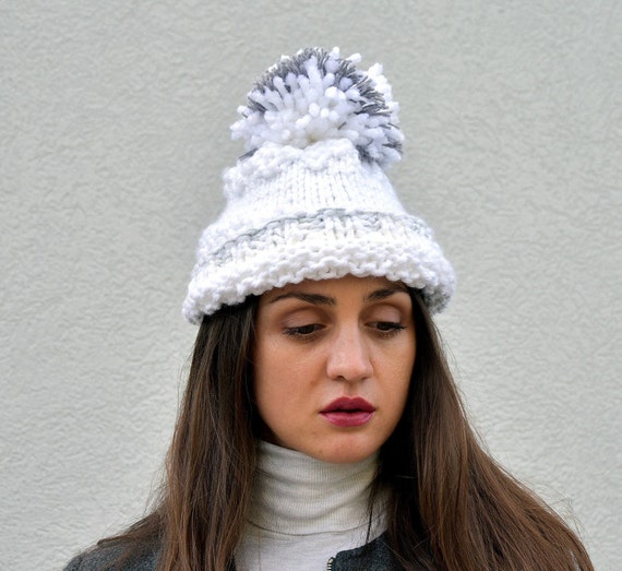 large bobble hat
