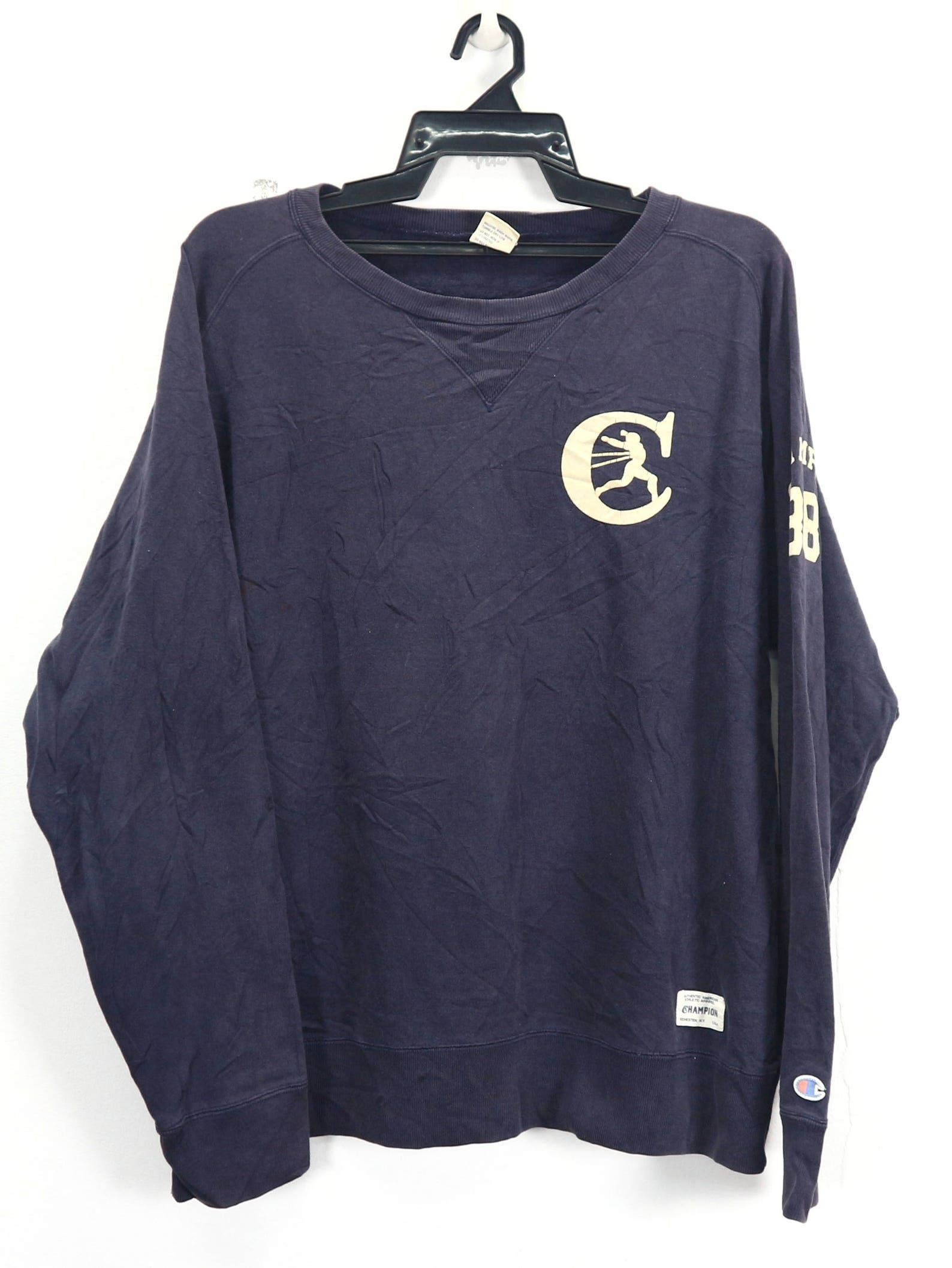 Vintage 90s Champion 88 Small logo Clothing Men Sweater Hip | Etsy