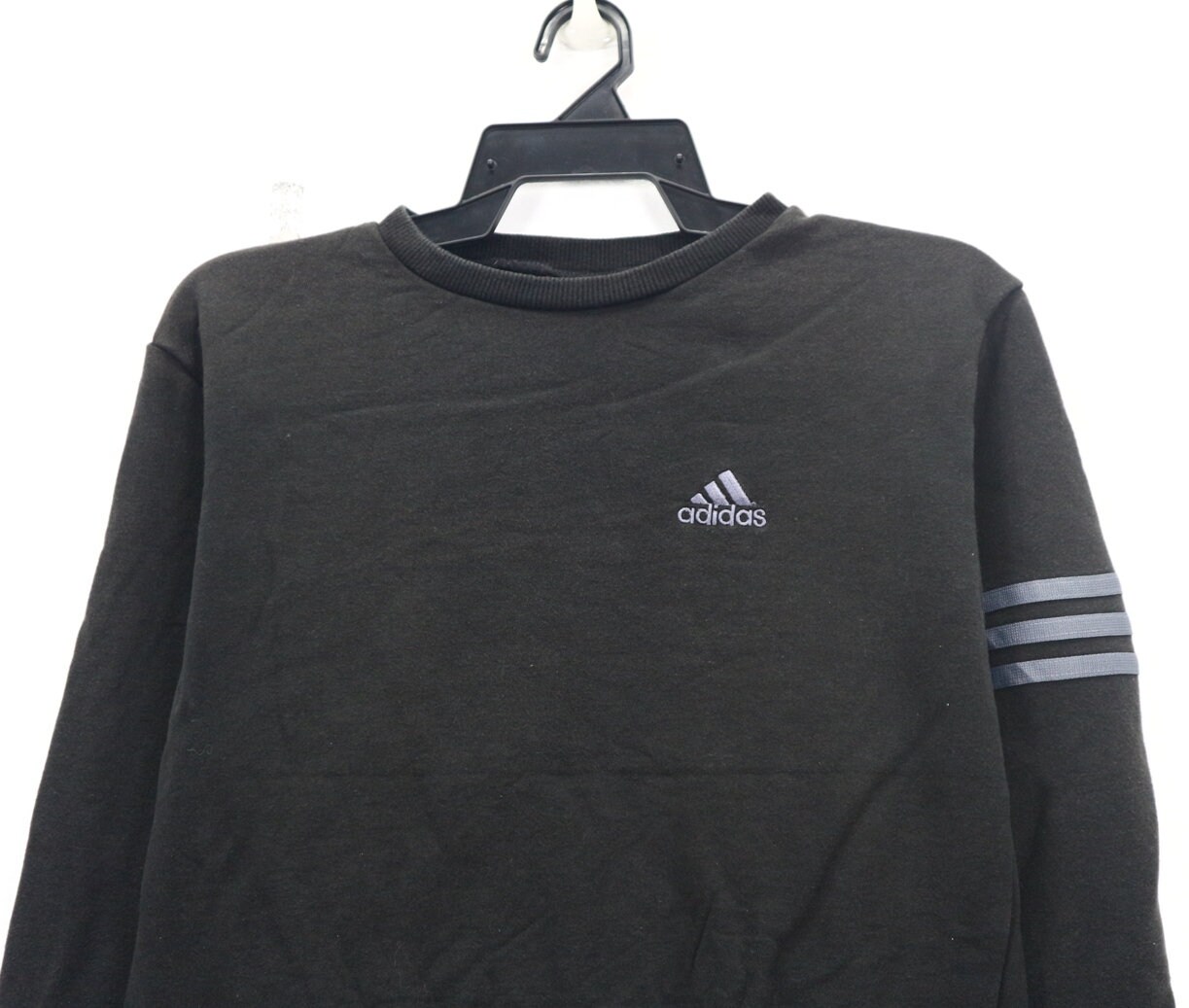 Vintage Adidas Sportswear Pullover Crew Neck Sweater Stripe Etsy