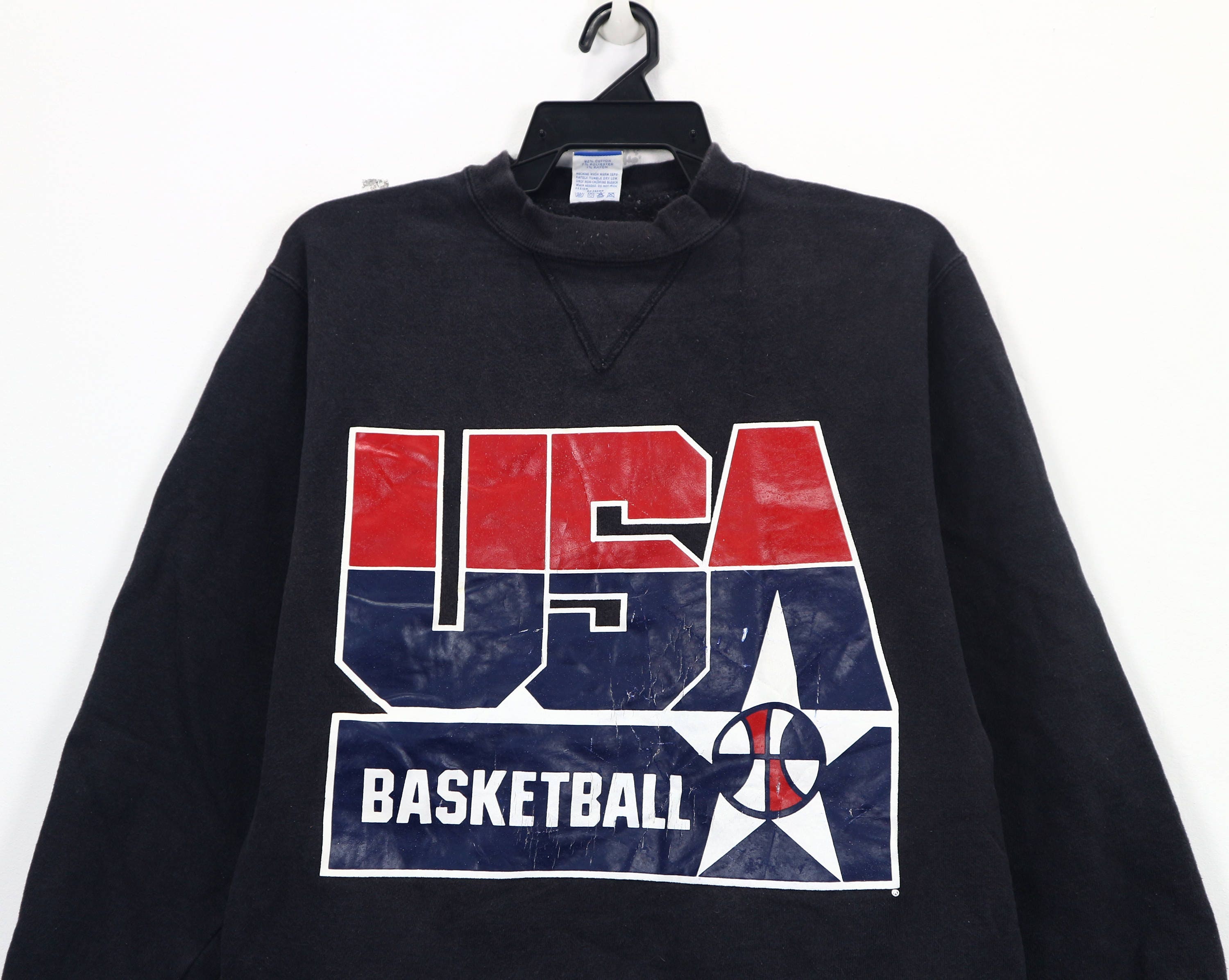 Vintage Champion Team USA Basketball Crew Neck Jumper Etsy