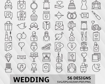 Download Wedding Icons Etsy