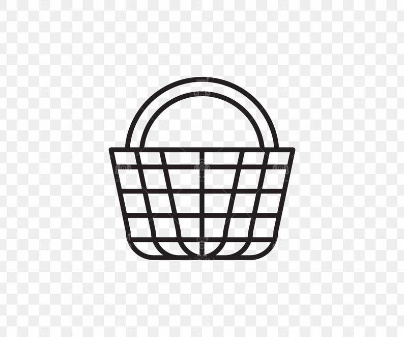 Shopping Basket Svg Basket Svg Basket Icons Svg Shop Etsy