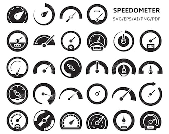 Speedometer icons svg, meter svg, measuring gauge, fuel gauge, odometer, racing dashboard icons download file vector svg, eps, ai, pdf, png