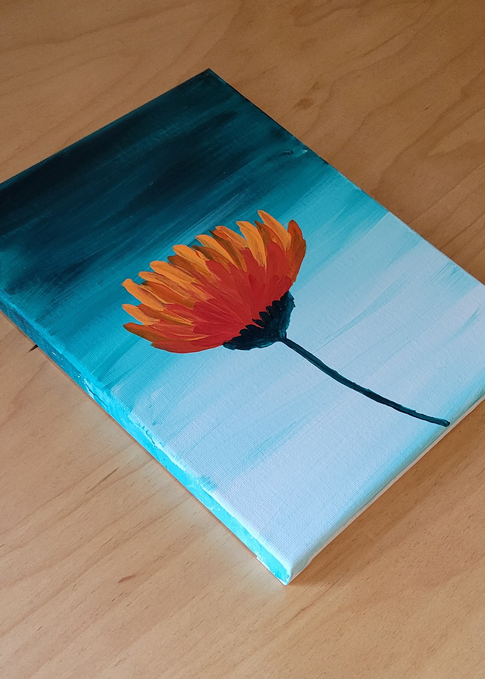 8x10-inch Original Acrylic Painting on Stretched Canvas - Etsy