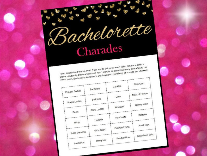 PROMO Printable Bachelorette Party Games Bachelorette - Etsy Canada