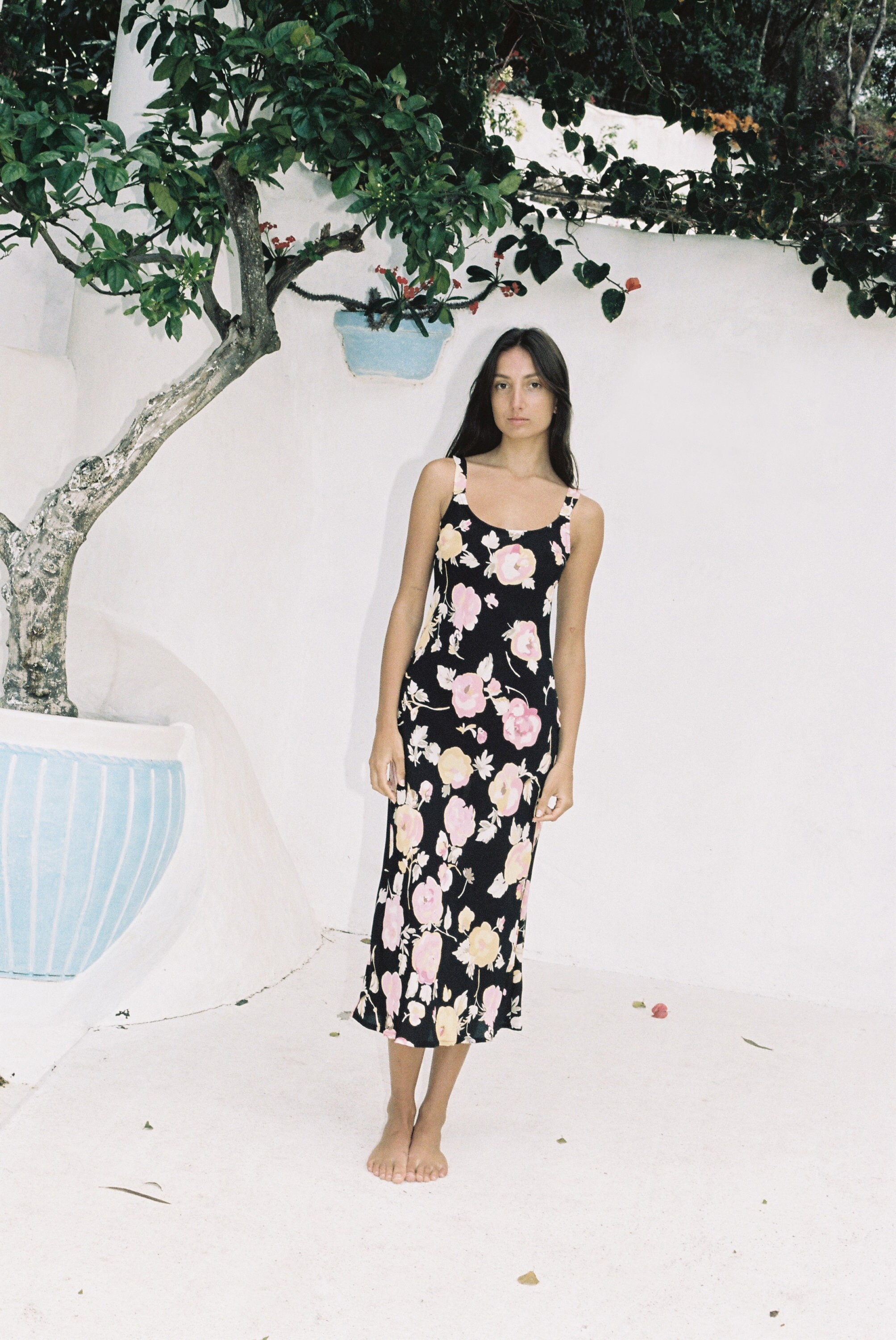 Louella Abito Lungo Da Cocktail Abito Lungo Floreale 