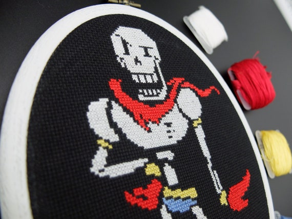 アンダーテールのパピルスのクロスステッチパターン - Etsy 日本