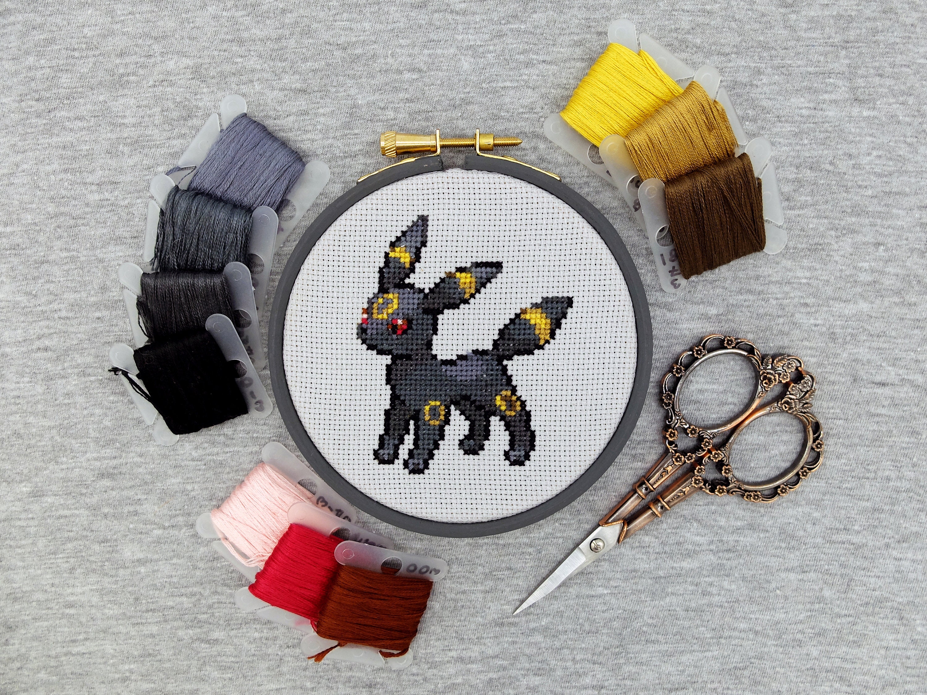 Eeveelutions Pokemon Cross Stitch Patterns Etsy UK