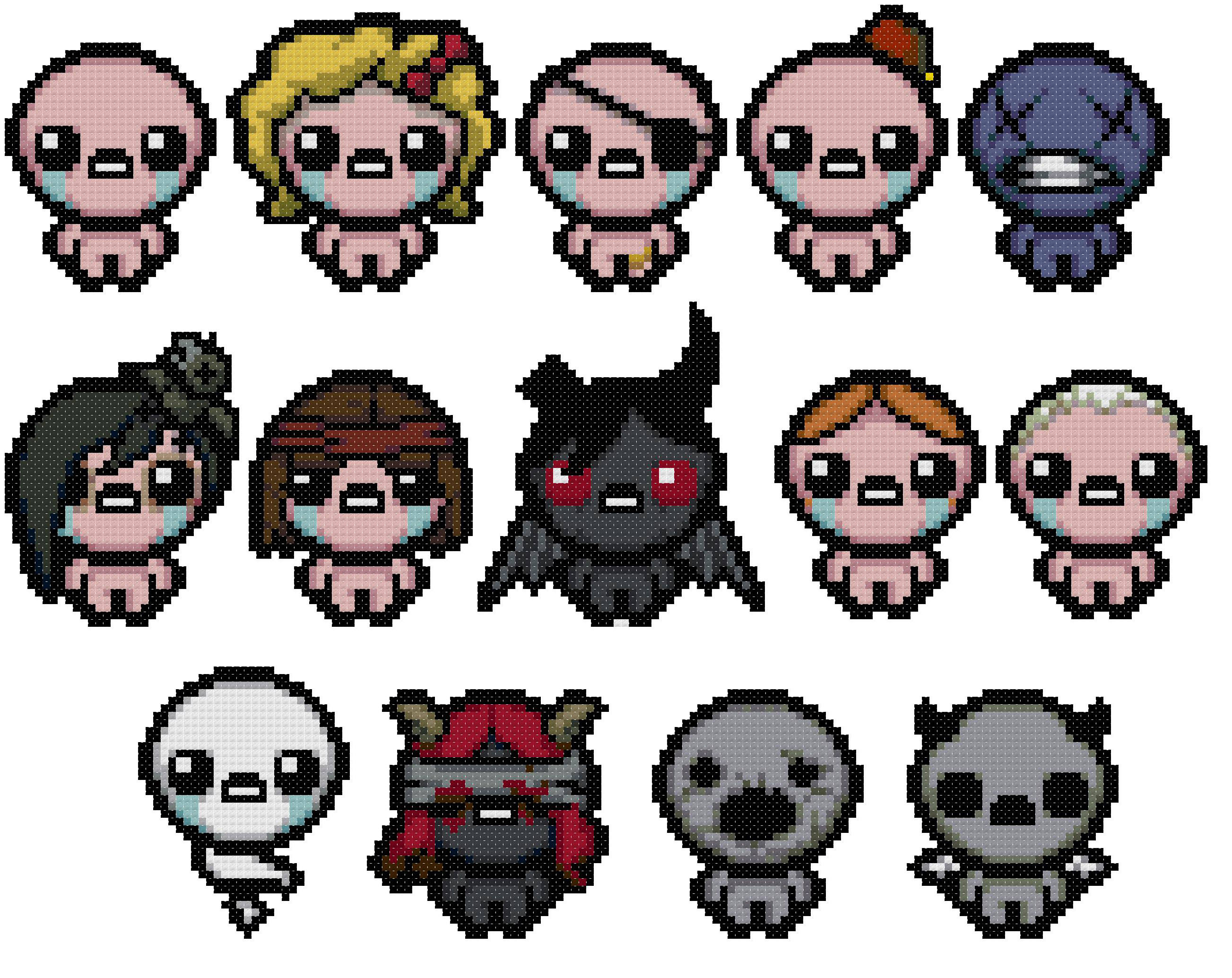 скачать моды на персонажей для the binding of isaac repentance фото 15