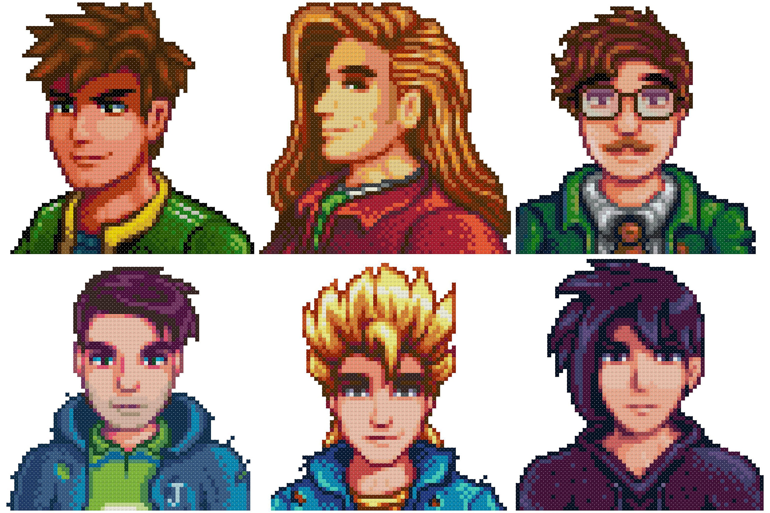 Stardew valley bachelors and bachelorettes.