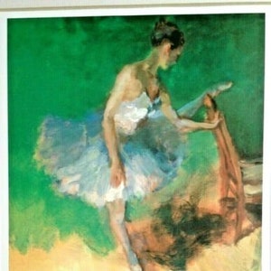Seriolithographie von Hua Chen mit dem Titel Ballerina