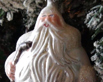 St Nicholas blown glass ornament