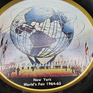New York World’s Fair Metal  Tip or Trinket Trays