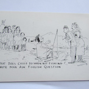 Two mint fishing joke postcards