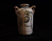 nippon vase with gilt handles and rim from Moriage